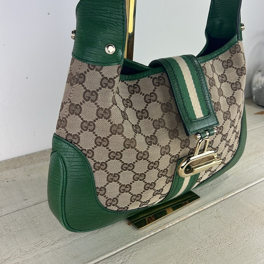 Sold on other platform Gucci Jackie Sherry Green One Shoulder bag - Picture 3 of 16